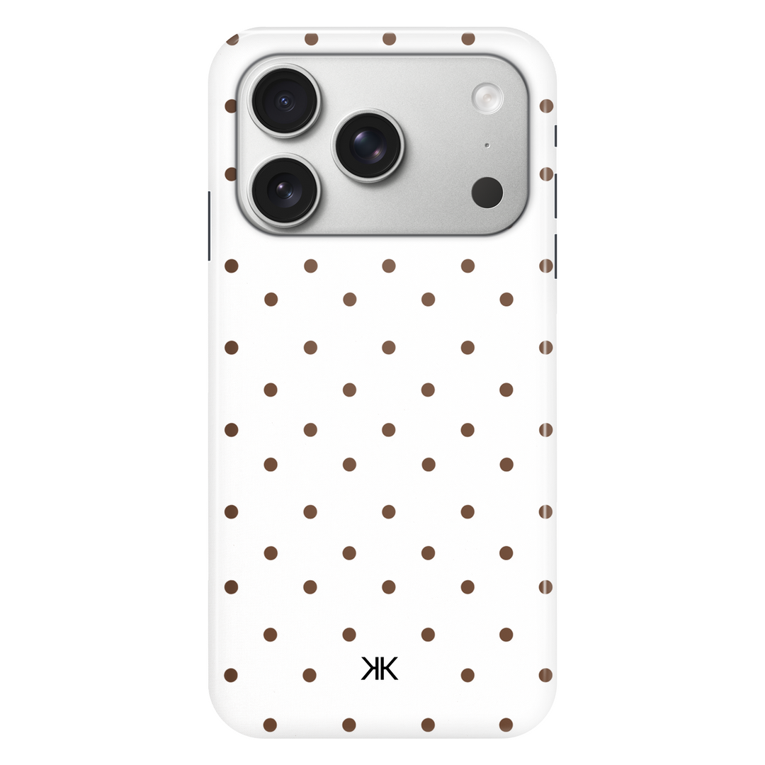 Brown Polka Dot Phone Case