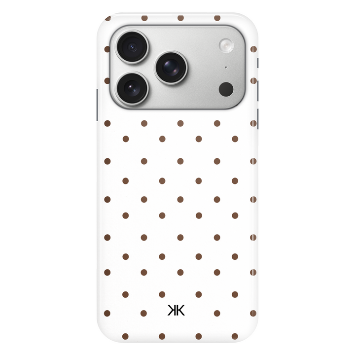 Brown Polka Dot Phone Case