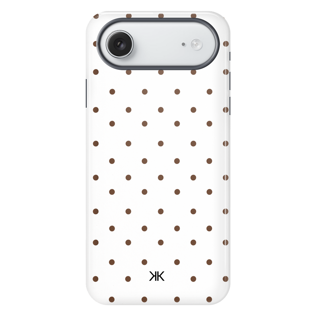 Brown Polka Dot Phone Case - Tough Case - iphone-17-air