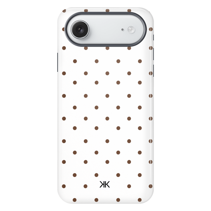 Brown Polka Dot Phone Case - Tough Case - iphone-17-air