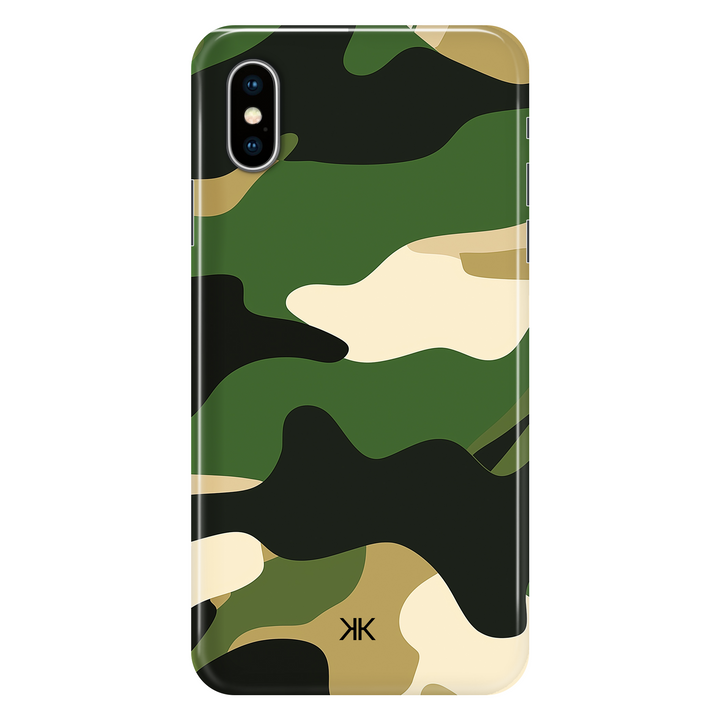 Army Camo phone case for iPhone X