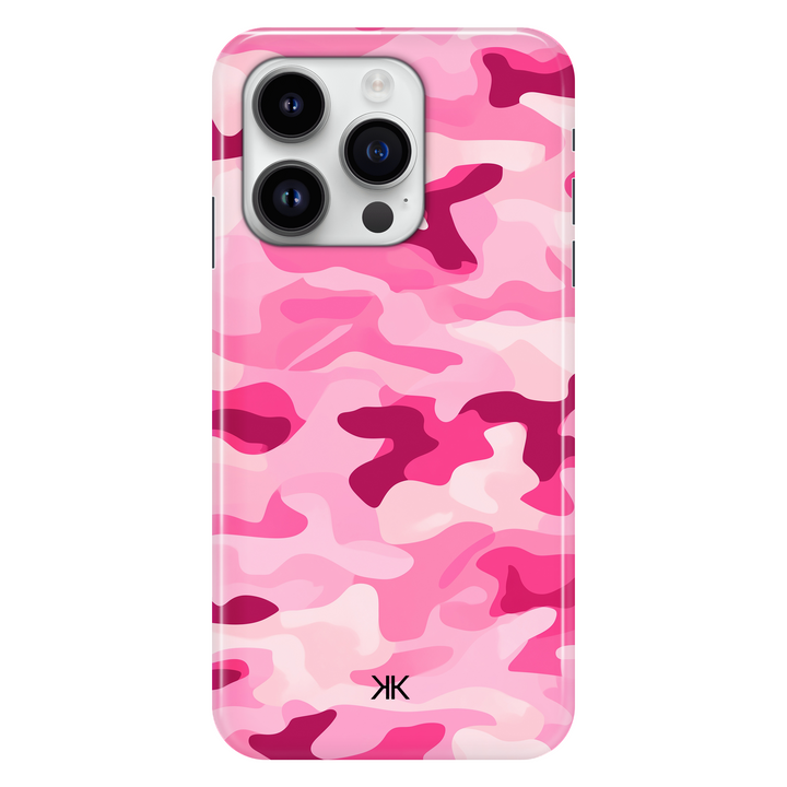 Pink Camo phone case for iPhone 14 Pro