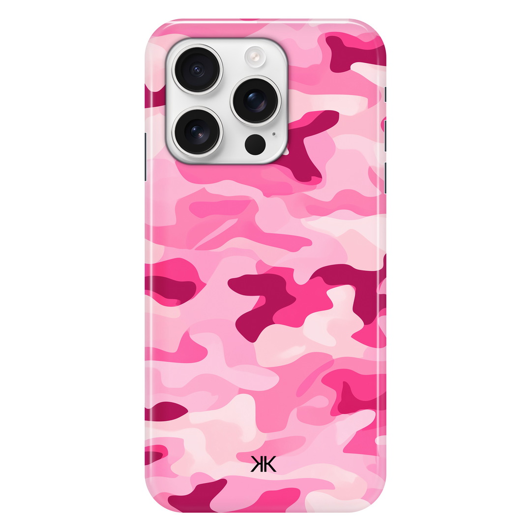 Pink Camo phone case for iPhone 16 Pro
