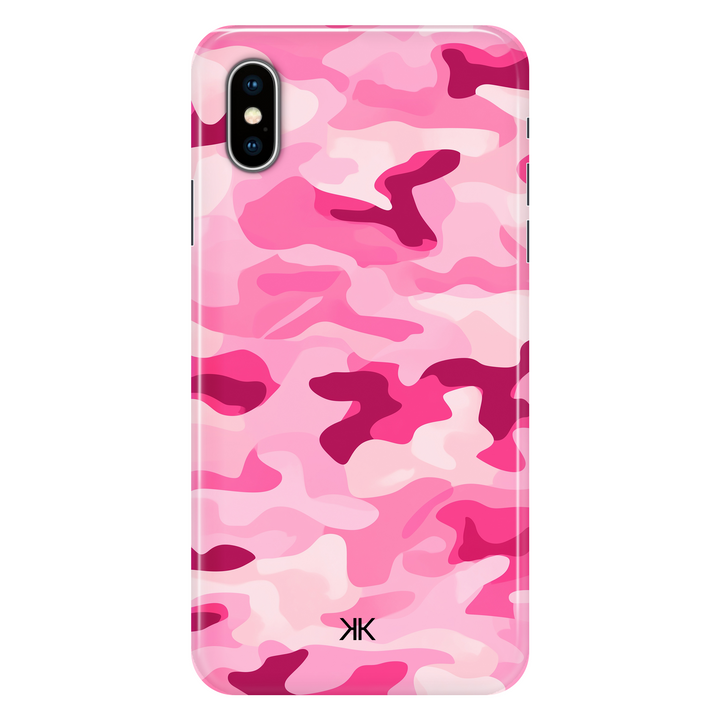 Pink Camo phone case for iPhone X