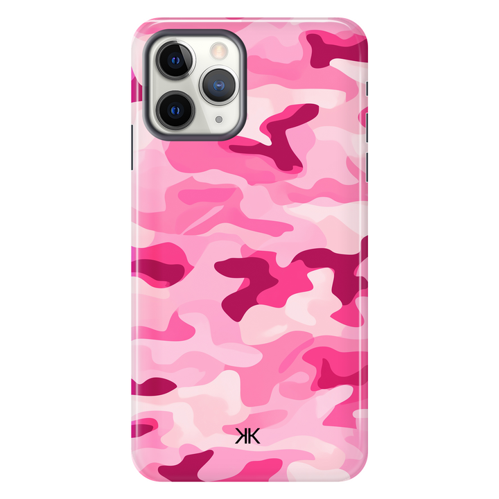 Pink Camo Phone Case - Tough Case - iphone-11-pro