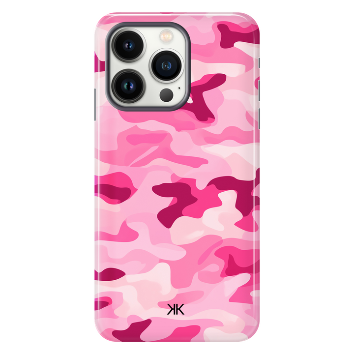 Pink Camo Phone Case - Tough Case - iphone-13-pro