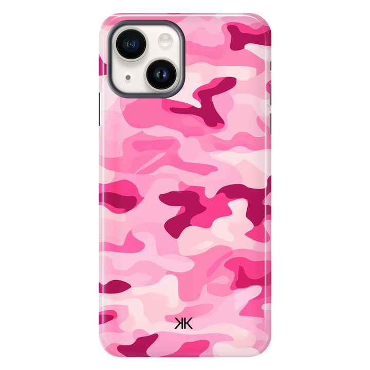 Pink Camo Phone Case - Tough Case - iphone-14