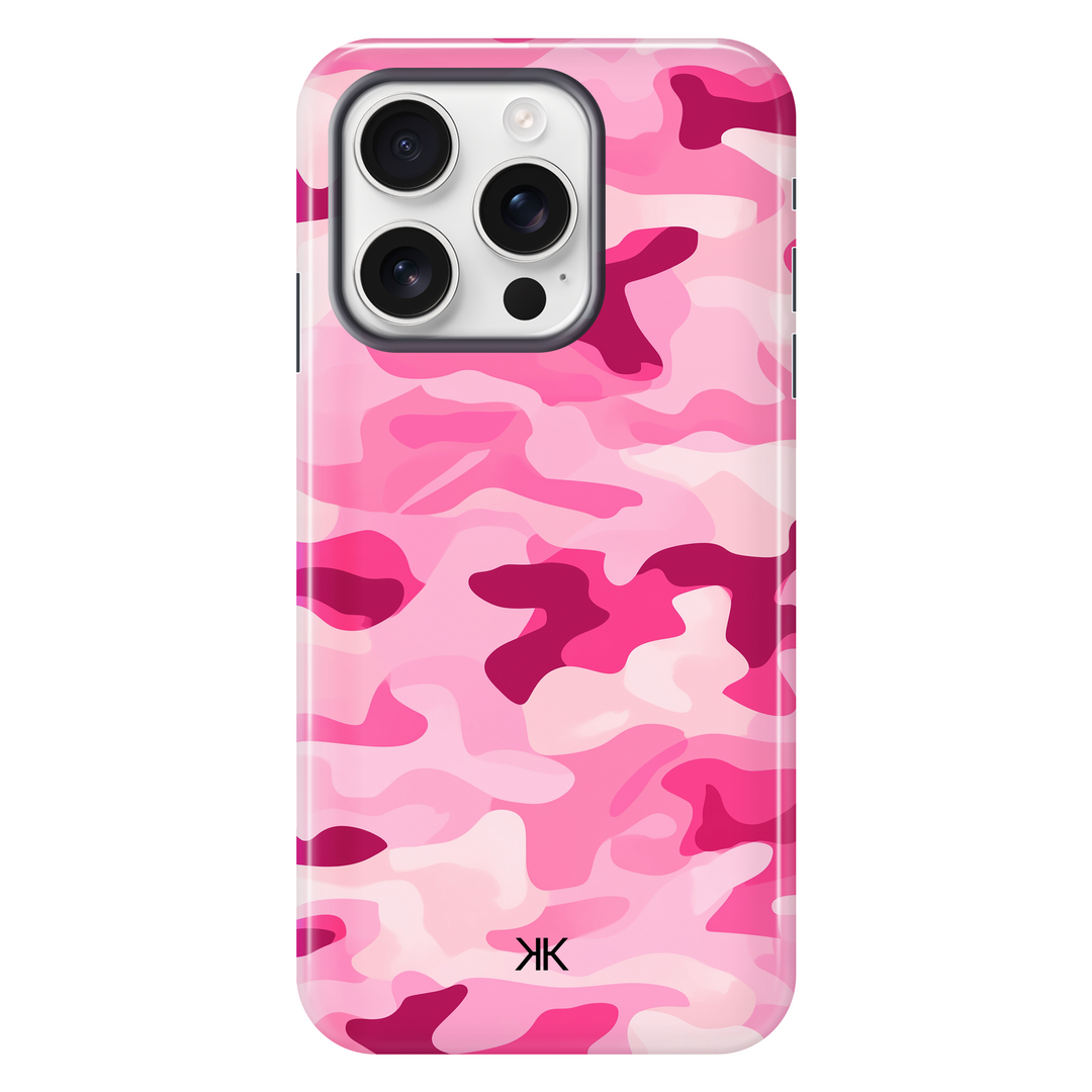 Pink Camo Phone Case - Tough Case - iphone-16-pro