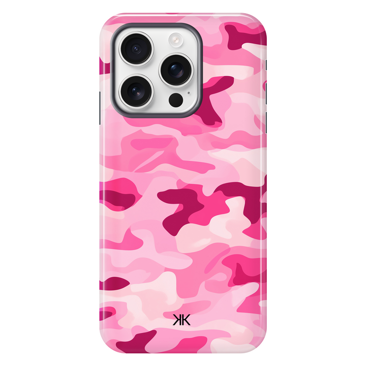 Pink Camo Phone Case - Tough Case - iphone-16-pro