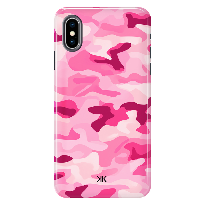 Pink Camo Phone Case - Tough Case - iphone-x