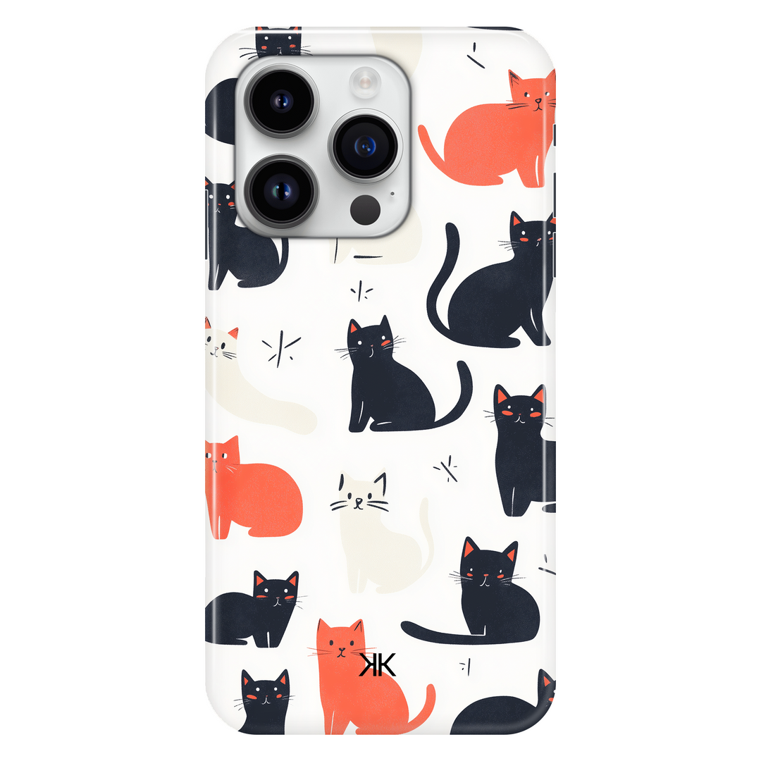 Sitting Cats phone case for iPhone 14 Pro