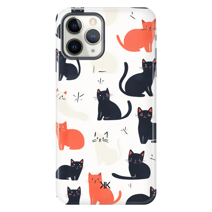 Sitting Cats Phone Case - Tough Case - iphone-11-pro