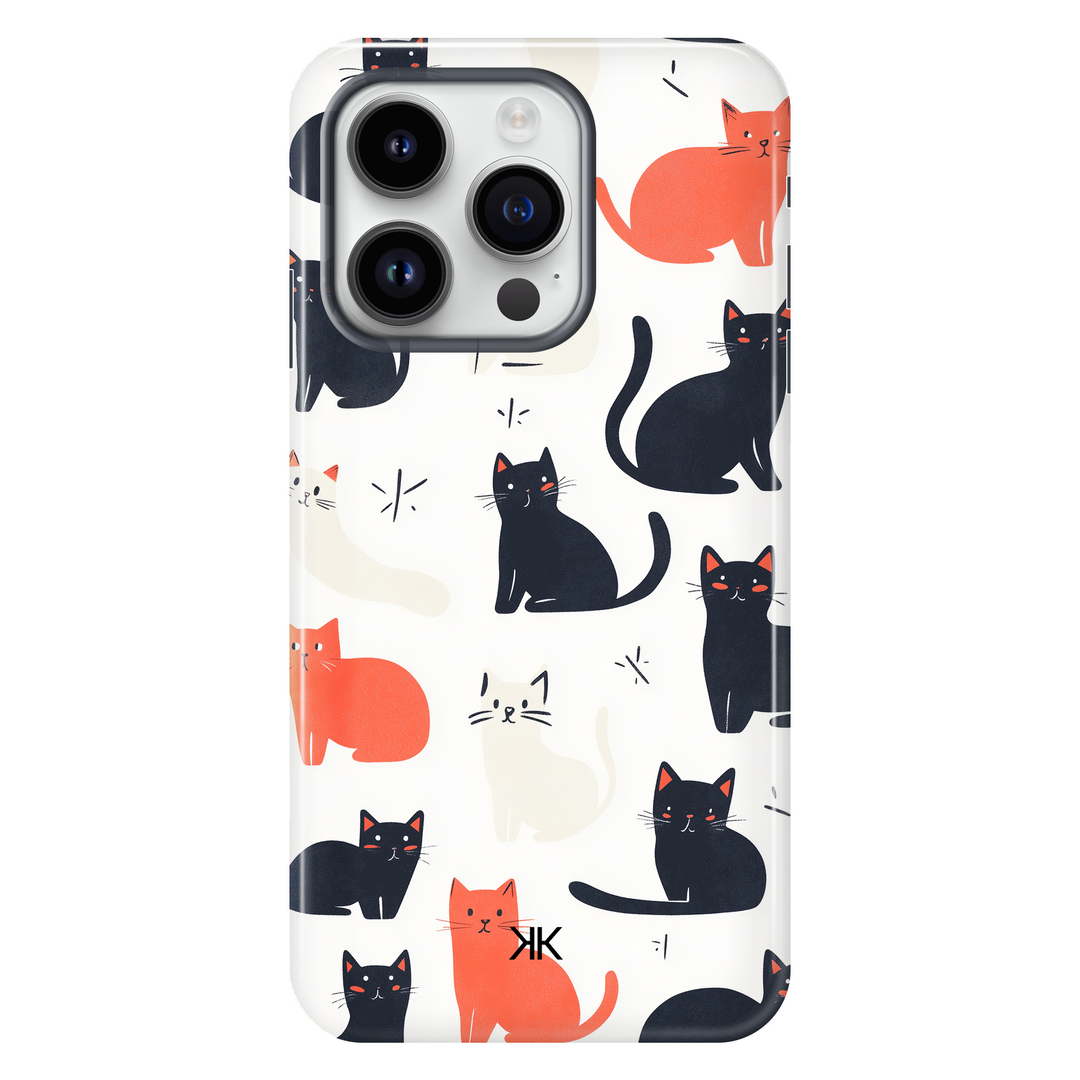 Sitting Cats Phone Case - Tough Case - iphone-14-pro