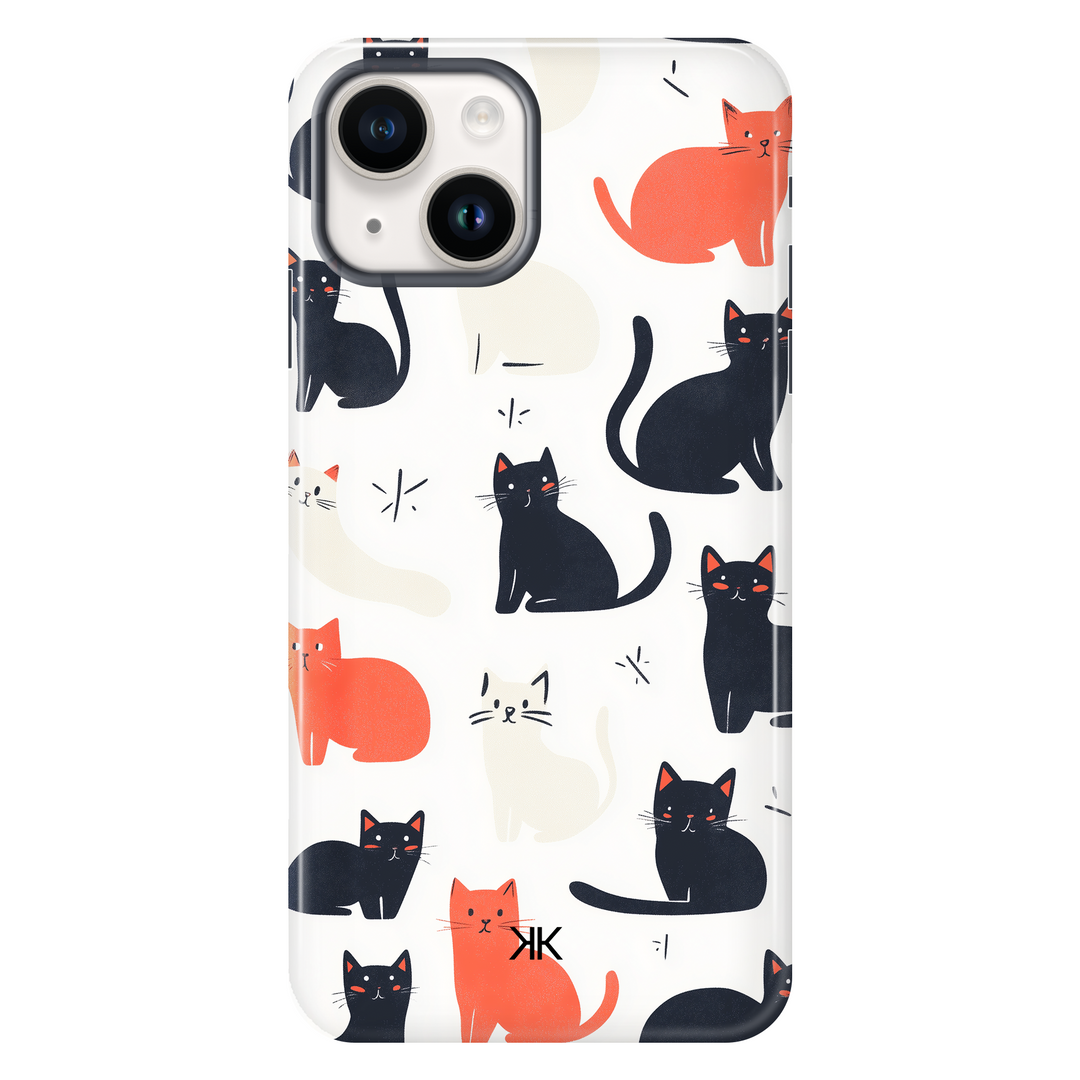 Sitting Cats Phone Case - Tough Case - iphone-14