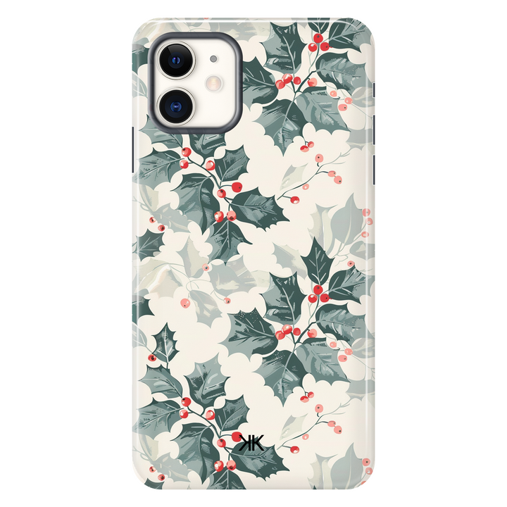 Christmas Holly Phone Case - Tough Case - iphone-11