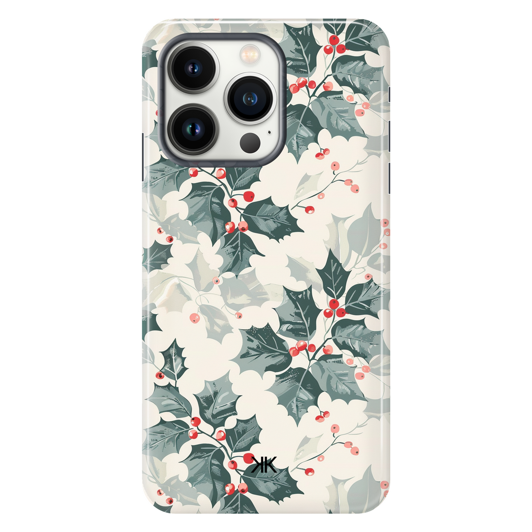 Christmas Holly Phone Case - Tough Case - iphone-13-pro
