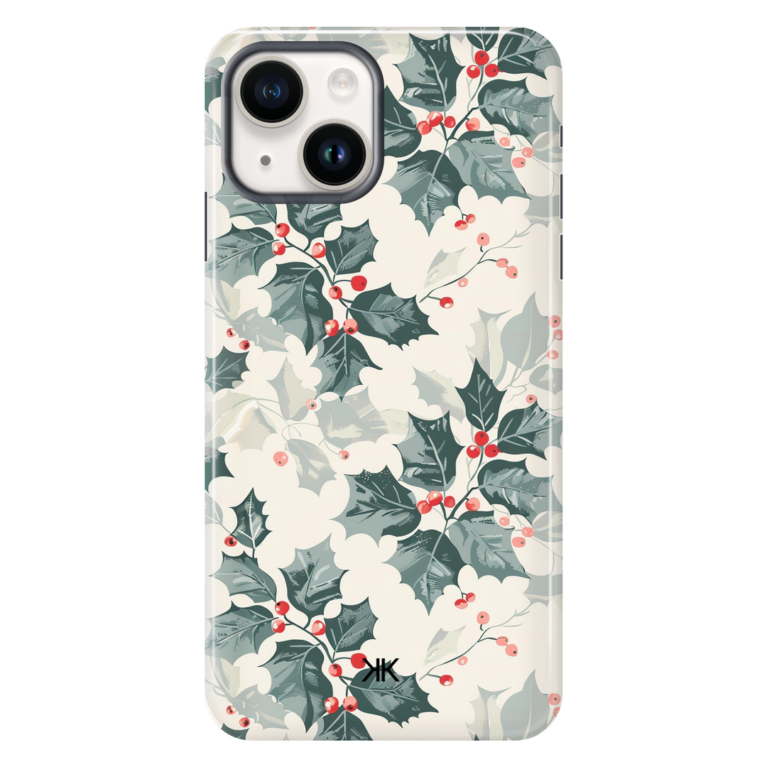 Christmas Holly Phone Case - Tough Case - iphone-14