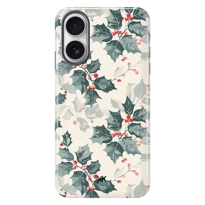 Christmas Holly Phone Case - Tough Case - iphone-16