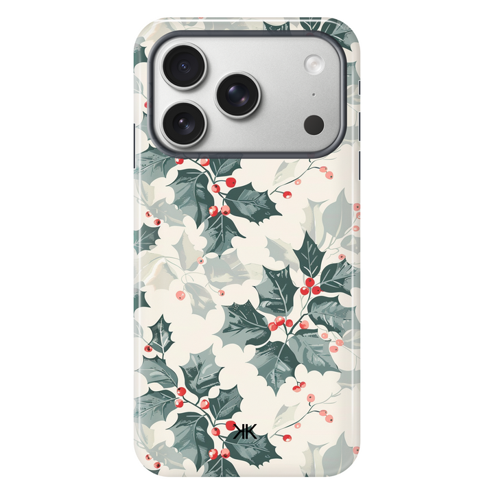 Christmas Holly Phone Case - Tough Case - iphone-17-pro