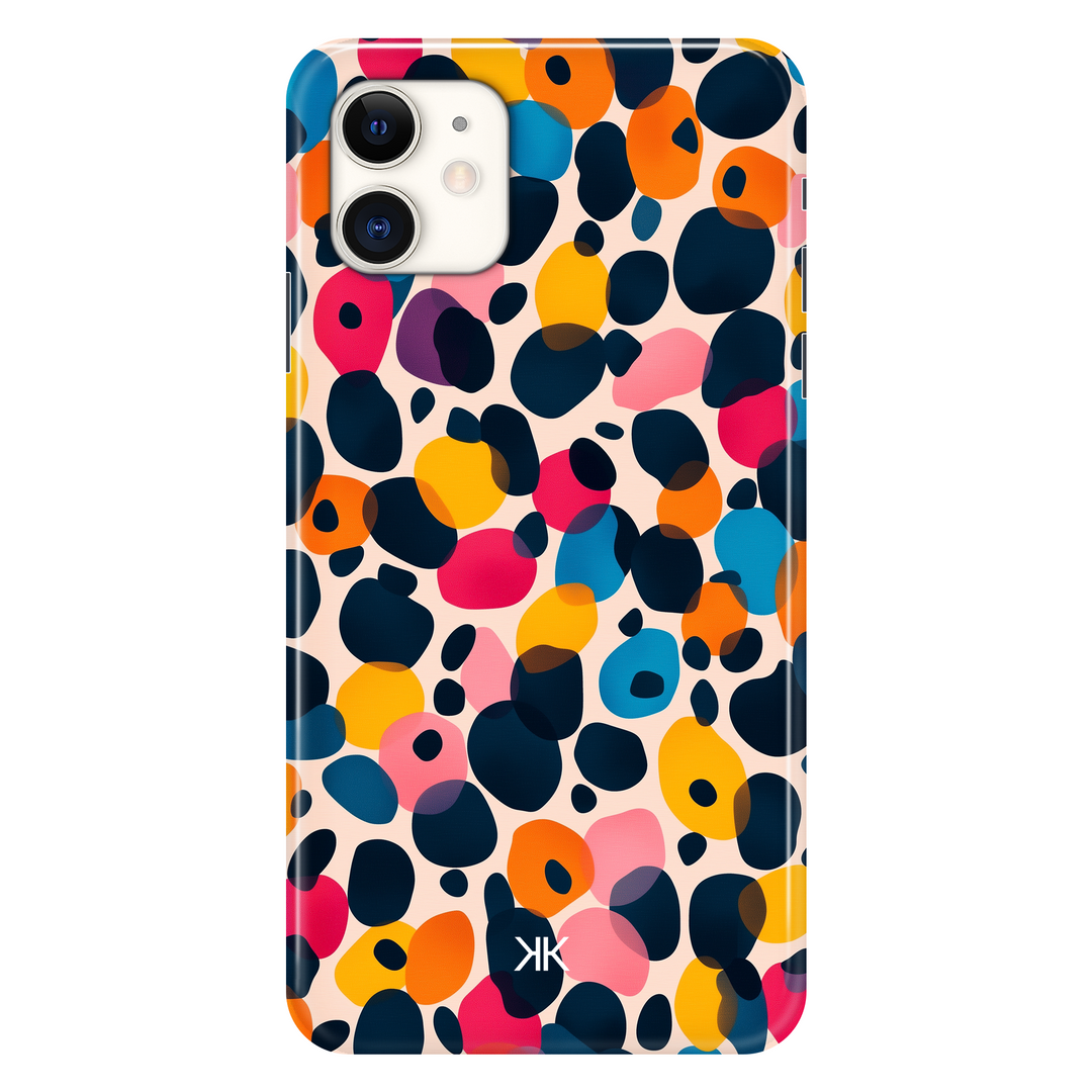 Coloured Cheetah phone case for iPhone 11