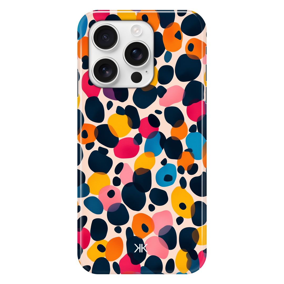 Coloured Cheetah phone case for iPhone 16 Pro