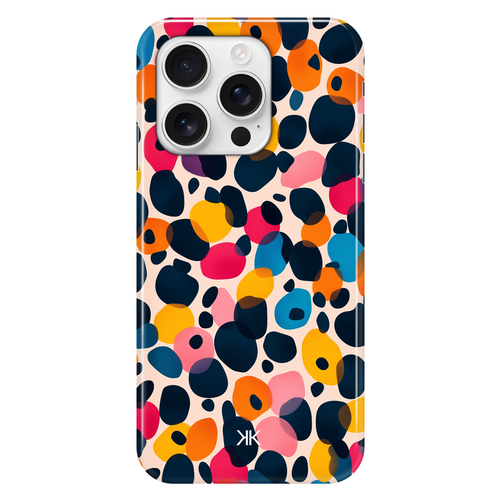 Coloured Cheetah phone case for iPhone 16 Pro