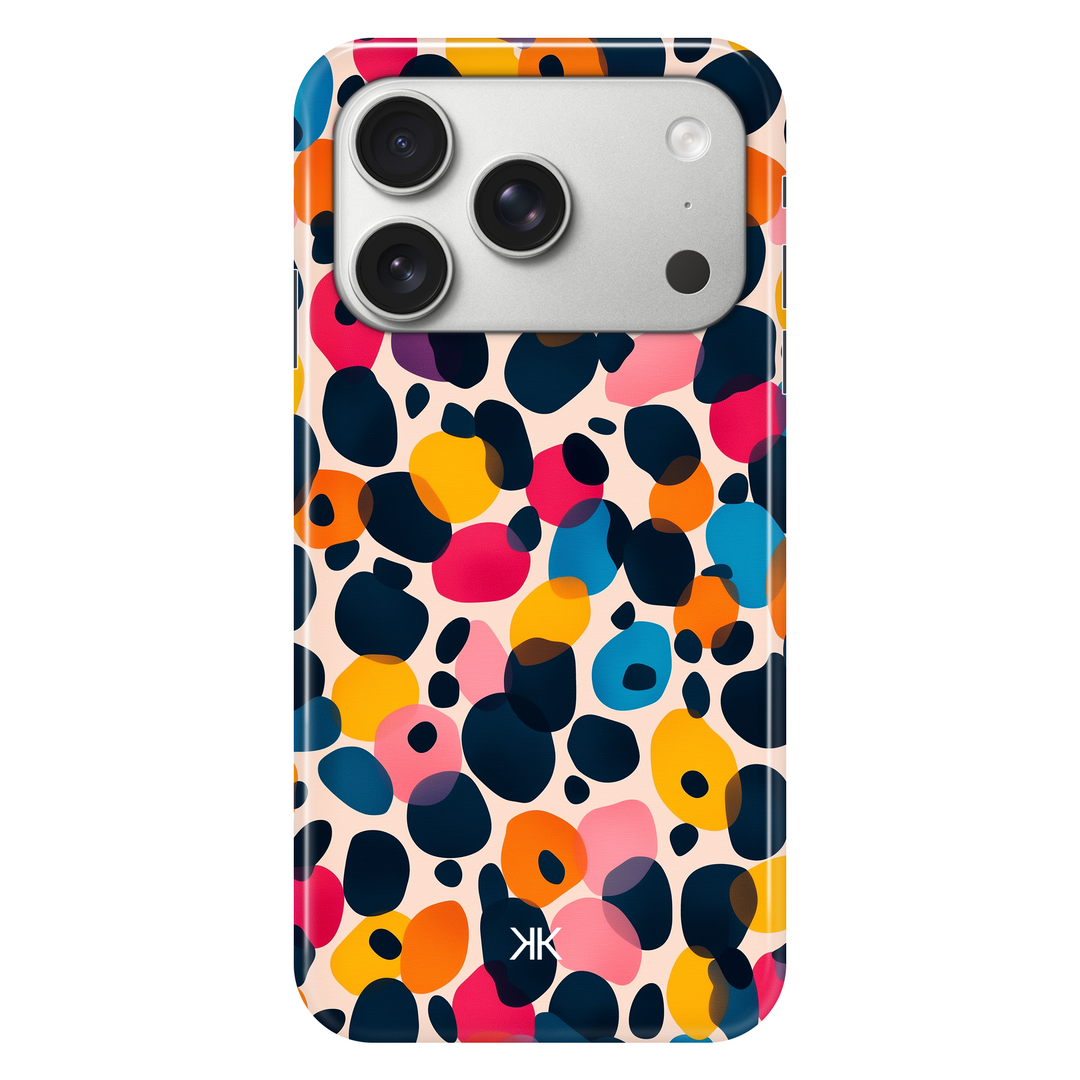 Coloured Cheetah phone case for iPhone 17 Pro