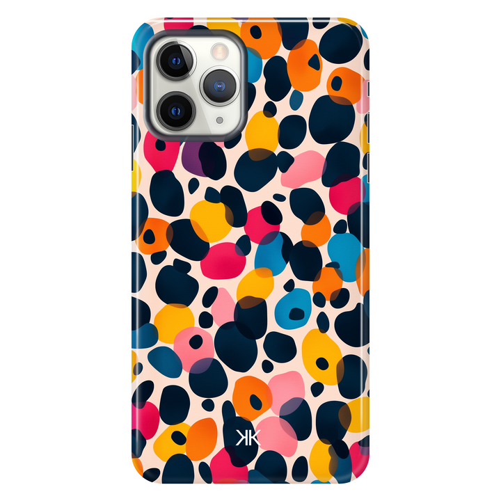Coloured Cheetah Phone Case - Tough Case - iphone-11-pro