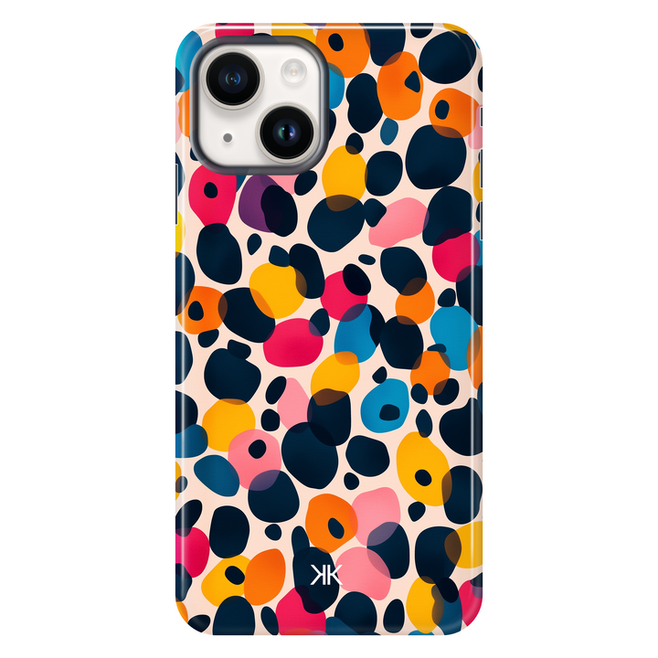 Coloured Cheetah Phone Case - Tough Case - iphone-14