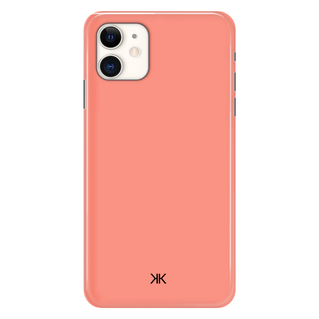 Pastel Coral phone case for iPhone 11