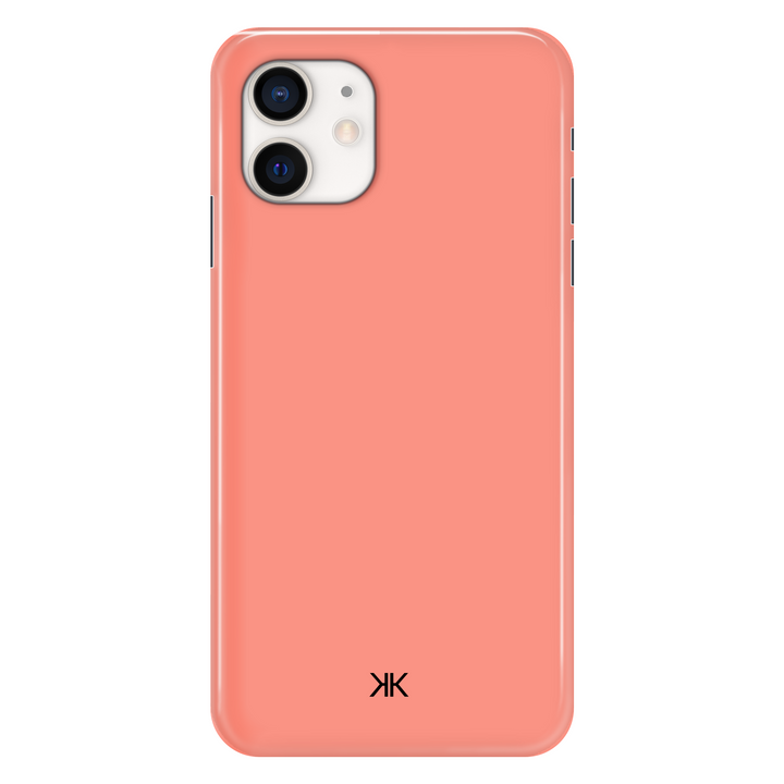 Pastel Coral phone case for iPhone 12