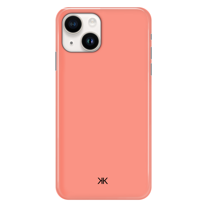 Pastel Coral phone case for iPhone 14
