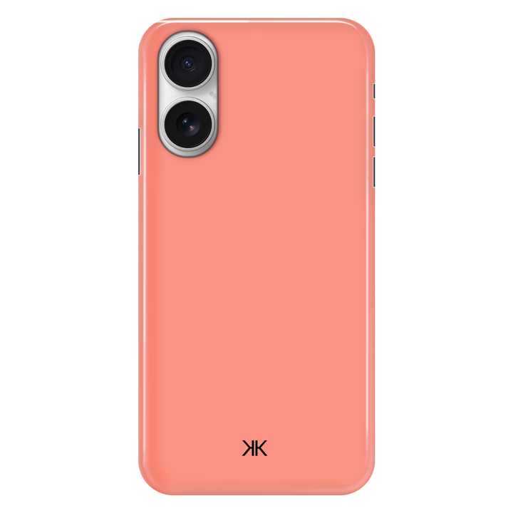 Pastel Coral phone case for iPhone 16