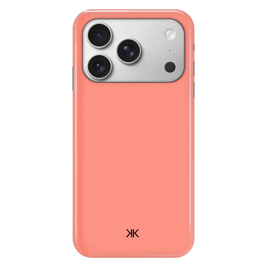 Pastel Coral phone case for iPhone 17 Pro