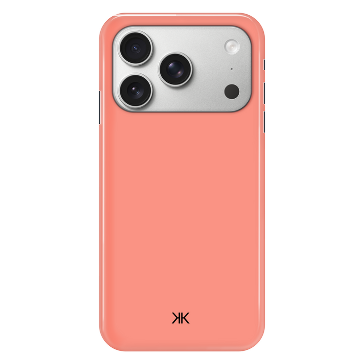 Pastel Coral phone case for iPhone 17 Pro