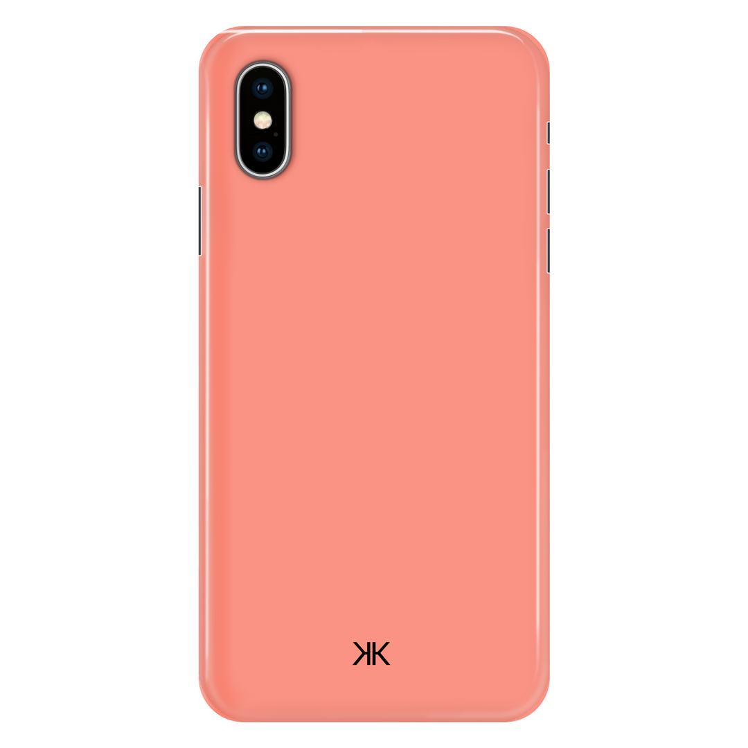 Pastel Coral phone case for iPhone X