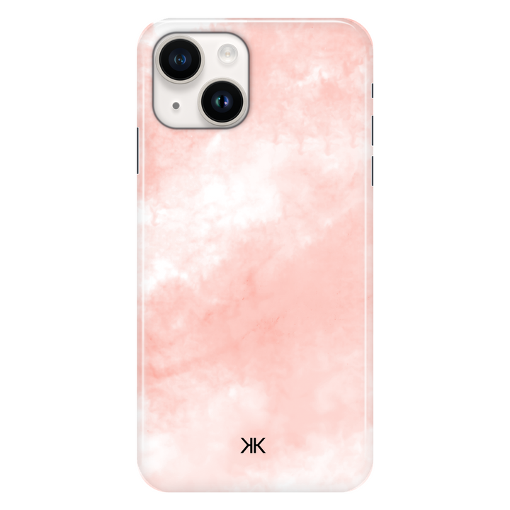 Pastel Coral Tie Dye phone case for iPhone 14