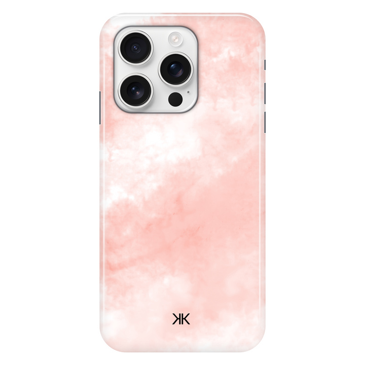 Pastel Coral Tie Dye phone case for iPhone 16 Pro