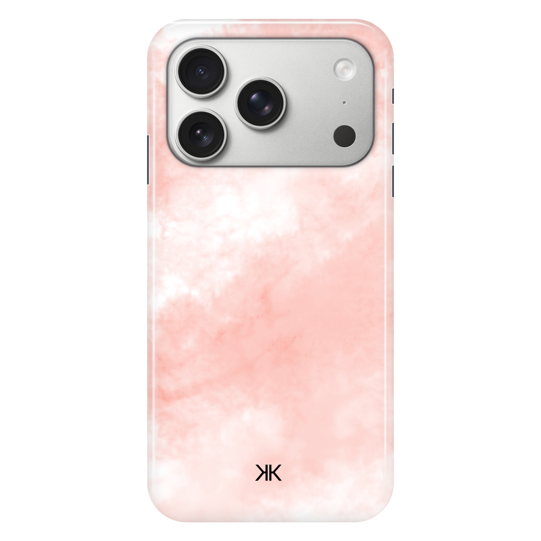 Pastel Coral Tie Dye phone case for iPhone 17 Pro