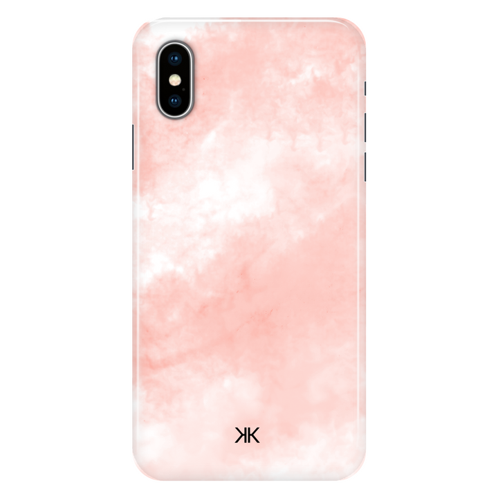 Pastel Coral Tie Dye phone case for iPhone X
