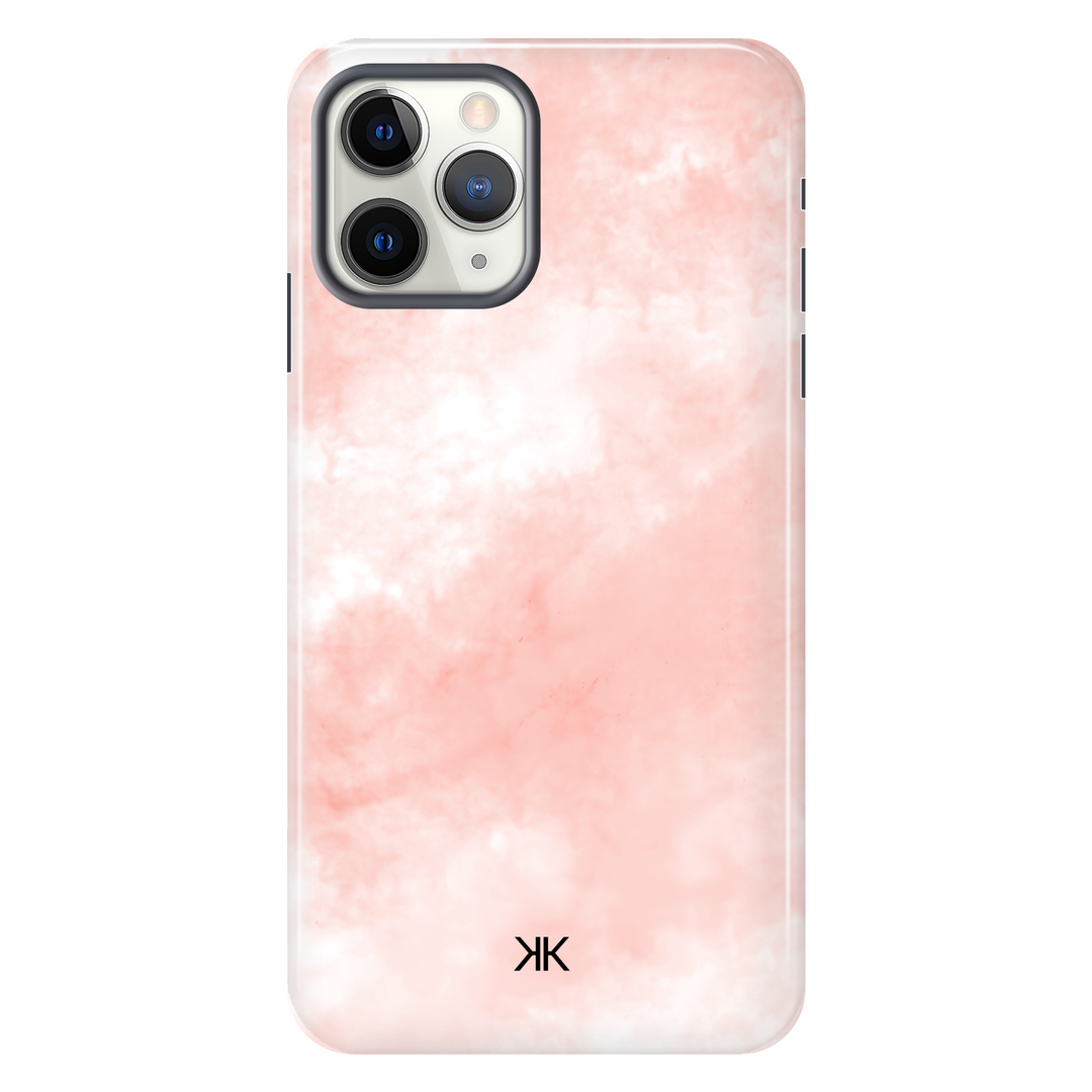 Pastel Coral Tie Dye Phone Case - Tough Case - iphone-11-pro