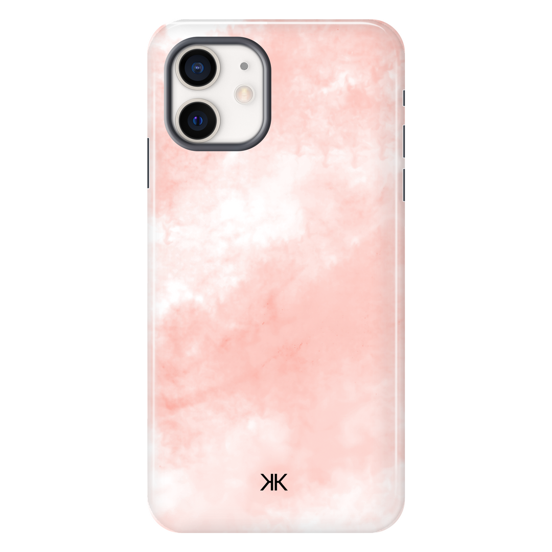 Pastel Coral Tie Dye Phone Case - Tough Case - iphone-12