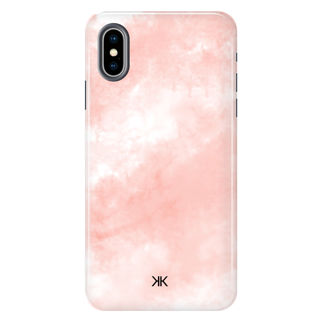 Pastel Coral Tie Dye Phone Case - Tough Case - iphone-x