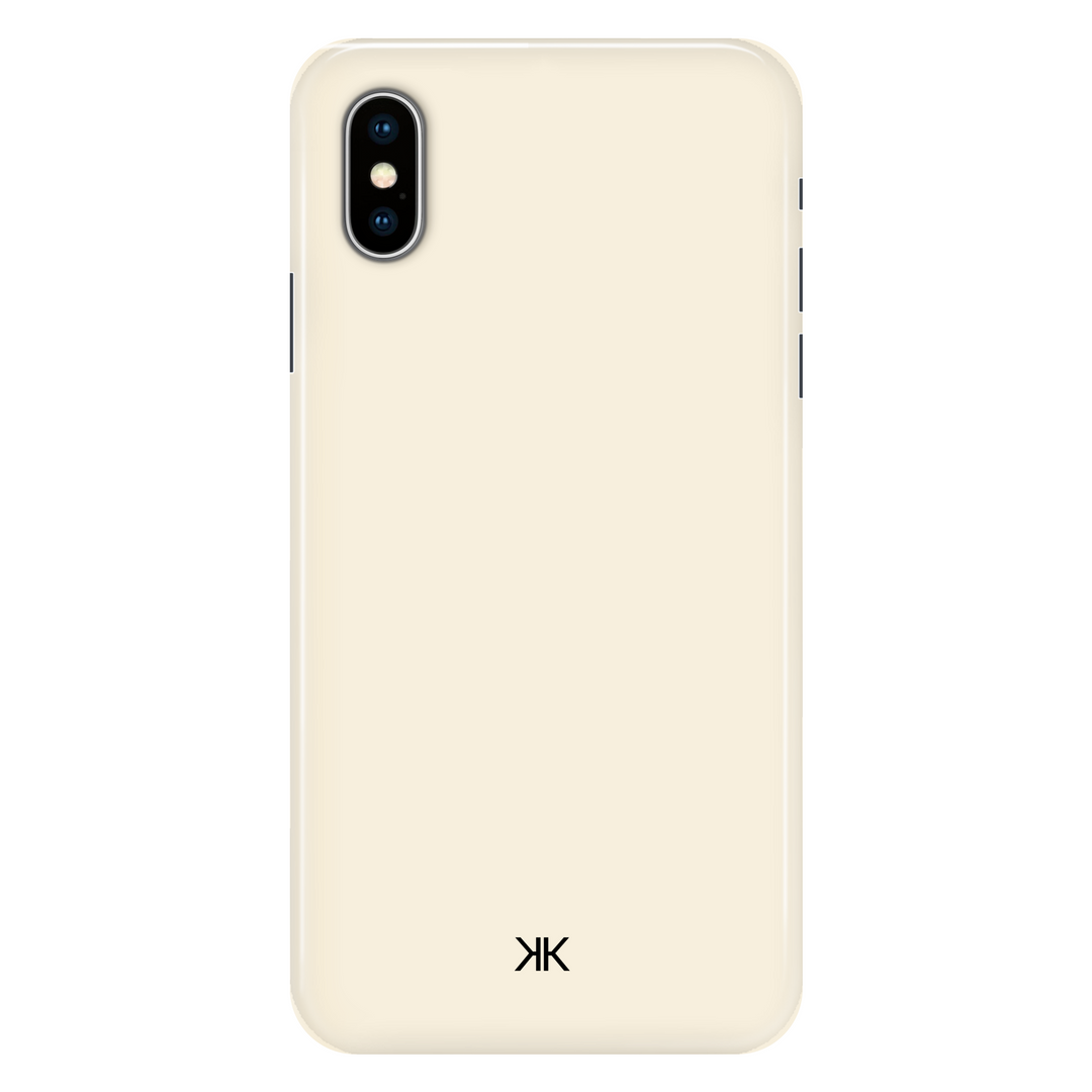 Pastel Cream phone case for iPhone X