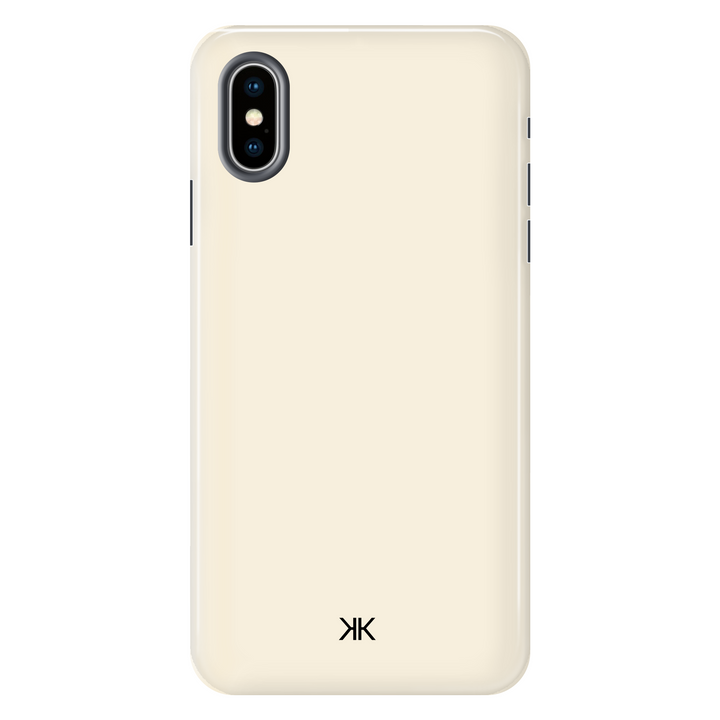 Pastel Cream Phone Case - Tough Case - iphone-x