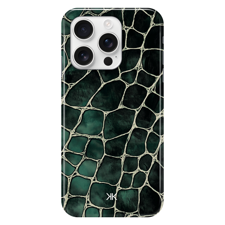 Crocodile Print phone case for iPhone 16 Pro