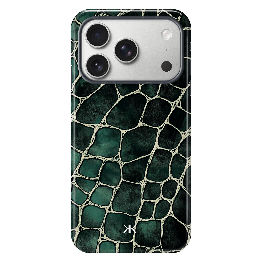Crocodile Print Phone Case - Tough Case - iphone-17-pro