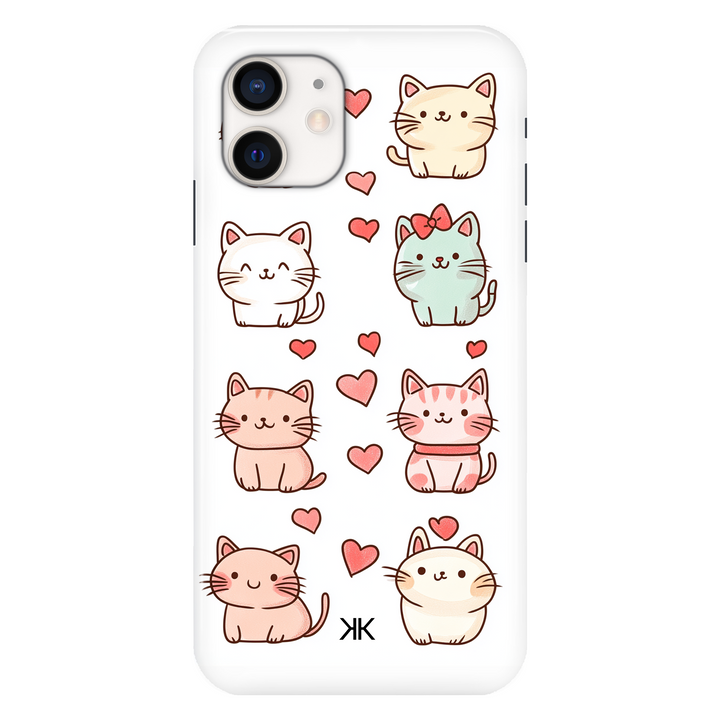 Cute Kitty Cat phone case for iPhone 12