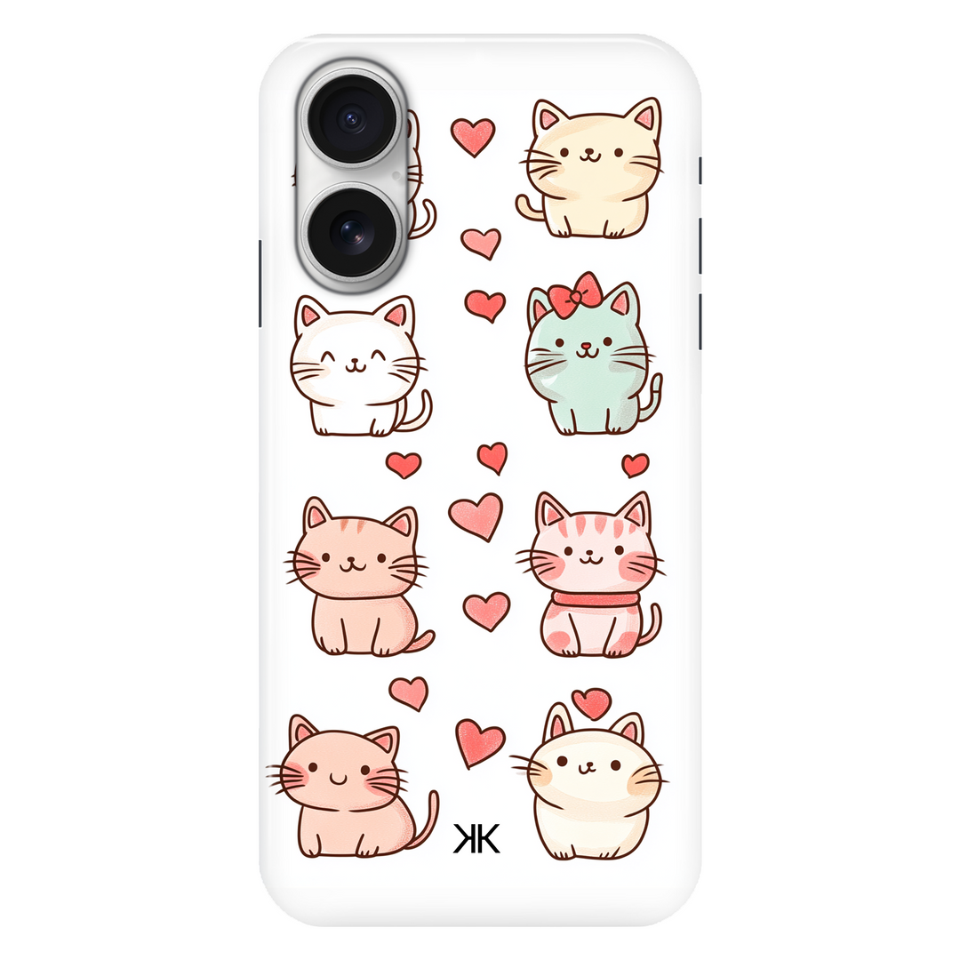 Cute Kitty Cat phone case for iPhone 16