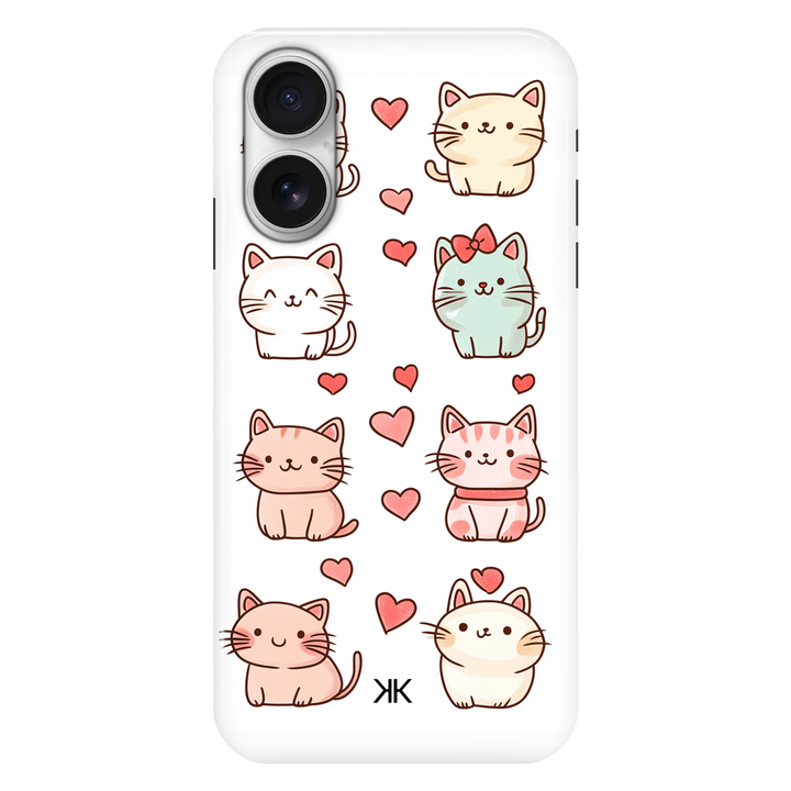 Cute Kitty Cat phone case for iPhone 16